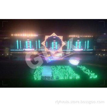 Super Thin P 10 Indoor Curved Advertising Led Display 1500